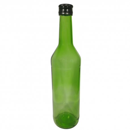 Butelka monopolowa 500ml zielona z zakrętką