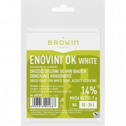 Drożdże winiarskie obniżające kwasowość Enovini OK WHITE  7 g