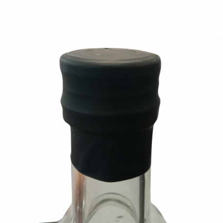 Kapturki termokurczliwe do butelek na wódkę 29 x 35 mm czarne